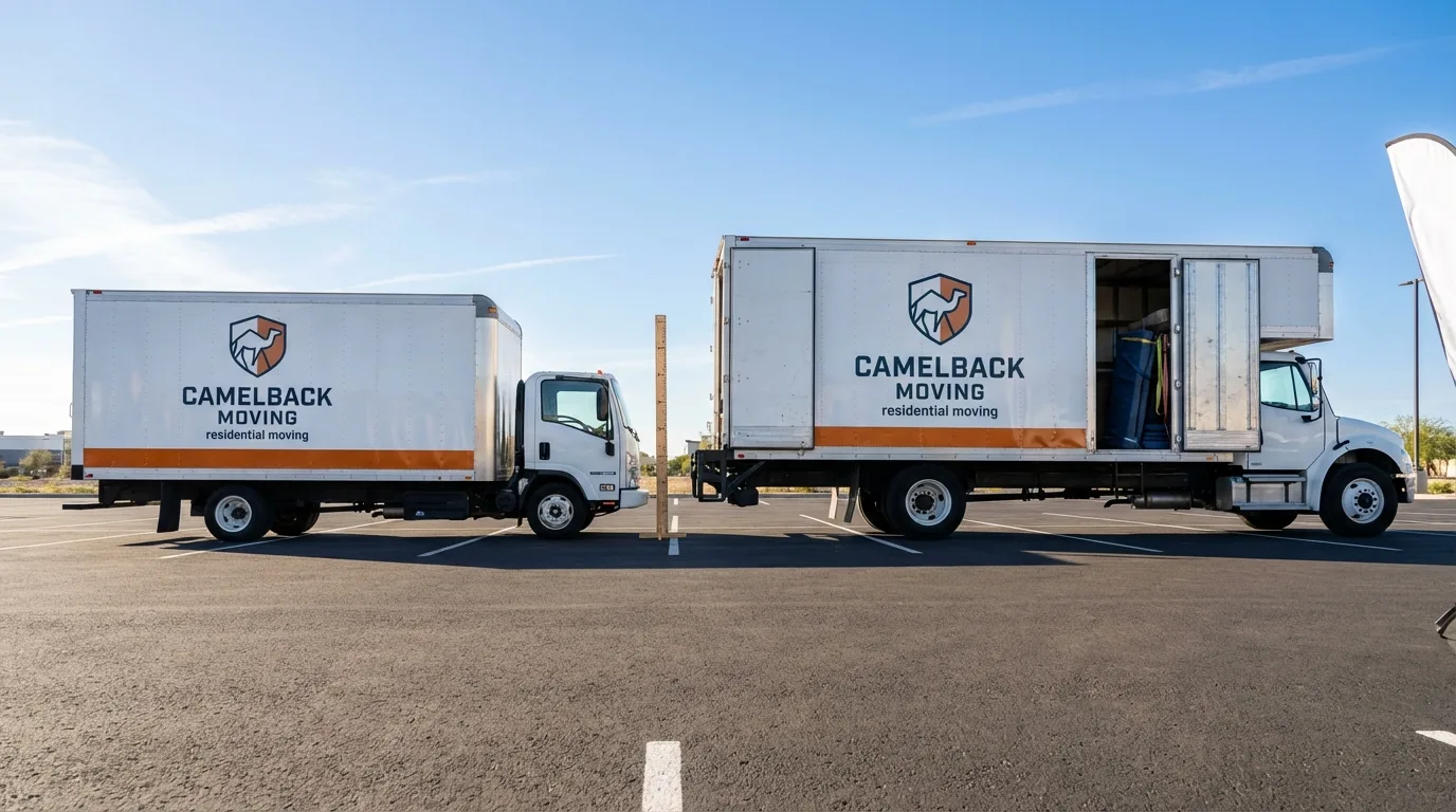 Moving truck size capacity guide in Nora Springs